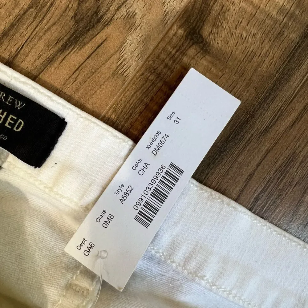 NWT j crew washed shorts 31‎